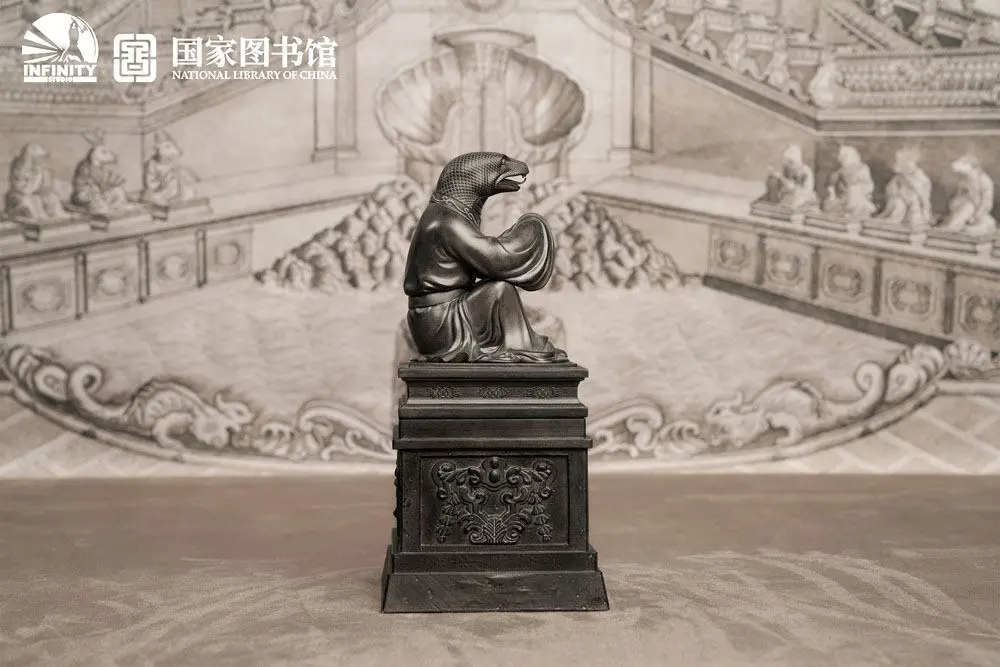 Chinese Zodiac Animals Series Snake Si szobor figura 25 cm termékfotó