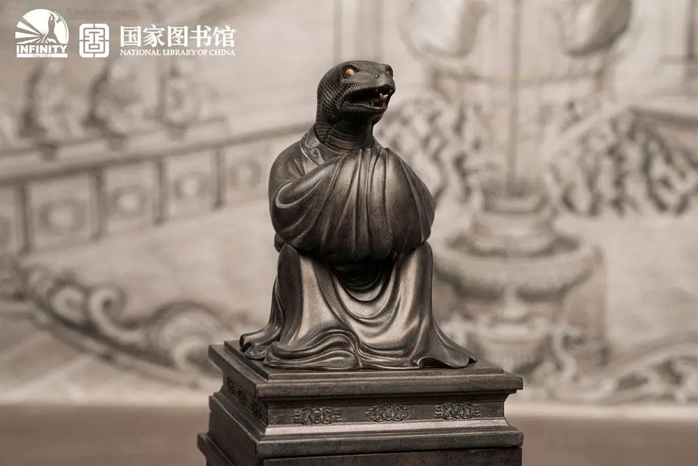 Chinese Zodiac Animals Series Snake Si szobor figura 25 cm termékfotó