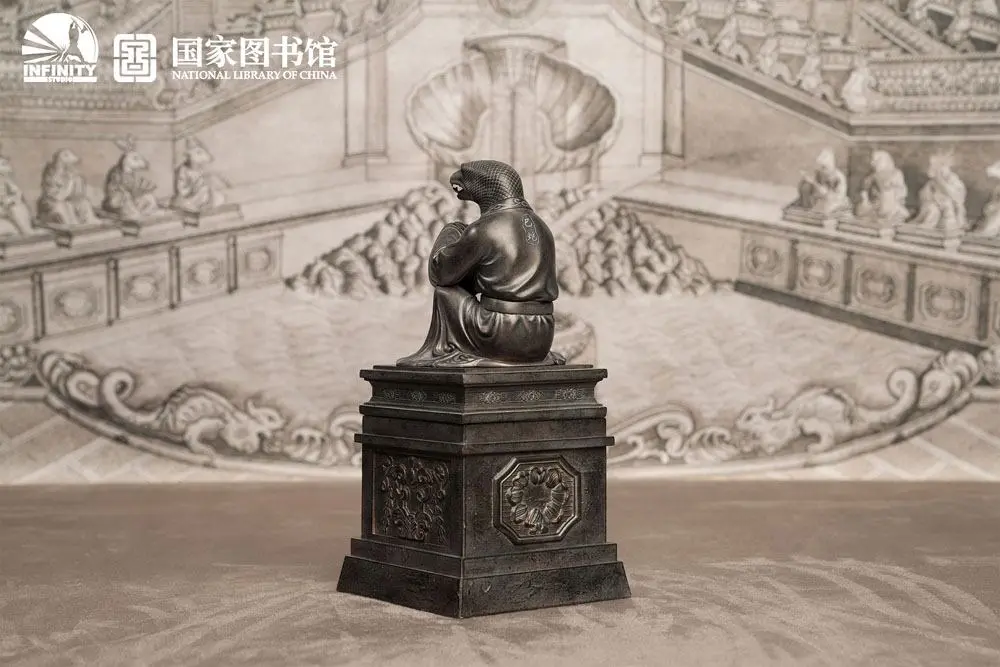 Chinese Zodiac Animals Series Snake Si szobor figura 25 cm termékfotó