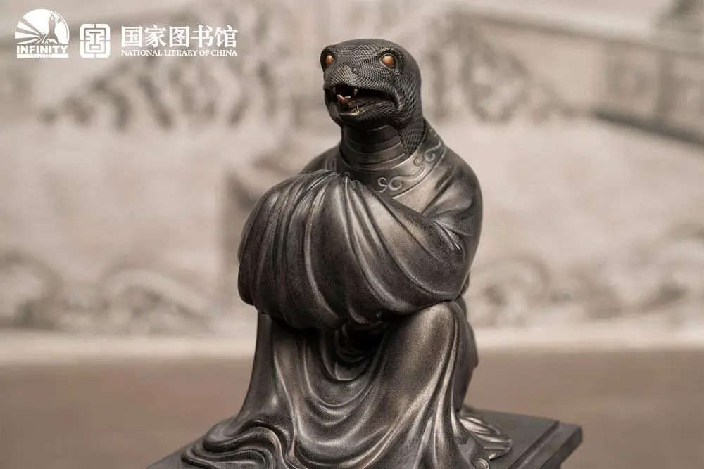 Chinese Zodiac Animals Series Snake Si szobor figura 25 cm termékfotó