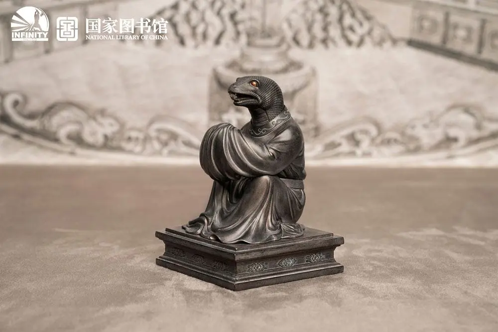 Chinese Zodiac Animals Series Snake Si szobor figura 25 cm termékfotó