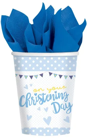 Christening, Keresztelő papír pohár 8 db-os 266 ml termékfotó