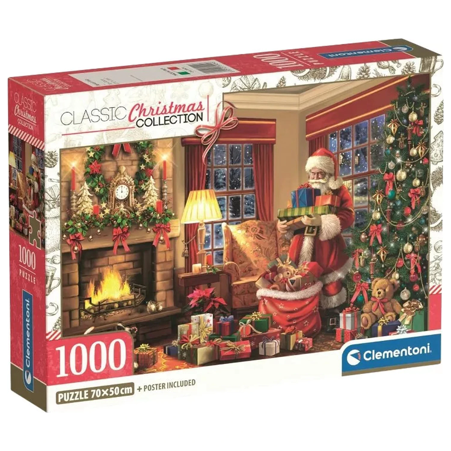 Christmas Santa's Visit 1000 db-os puzzle termékfotó