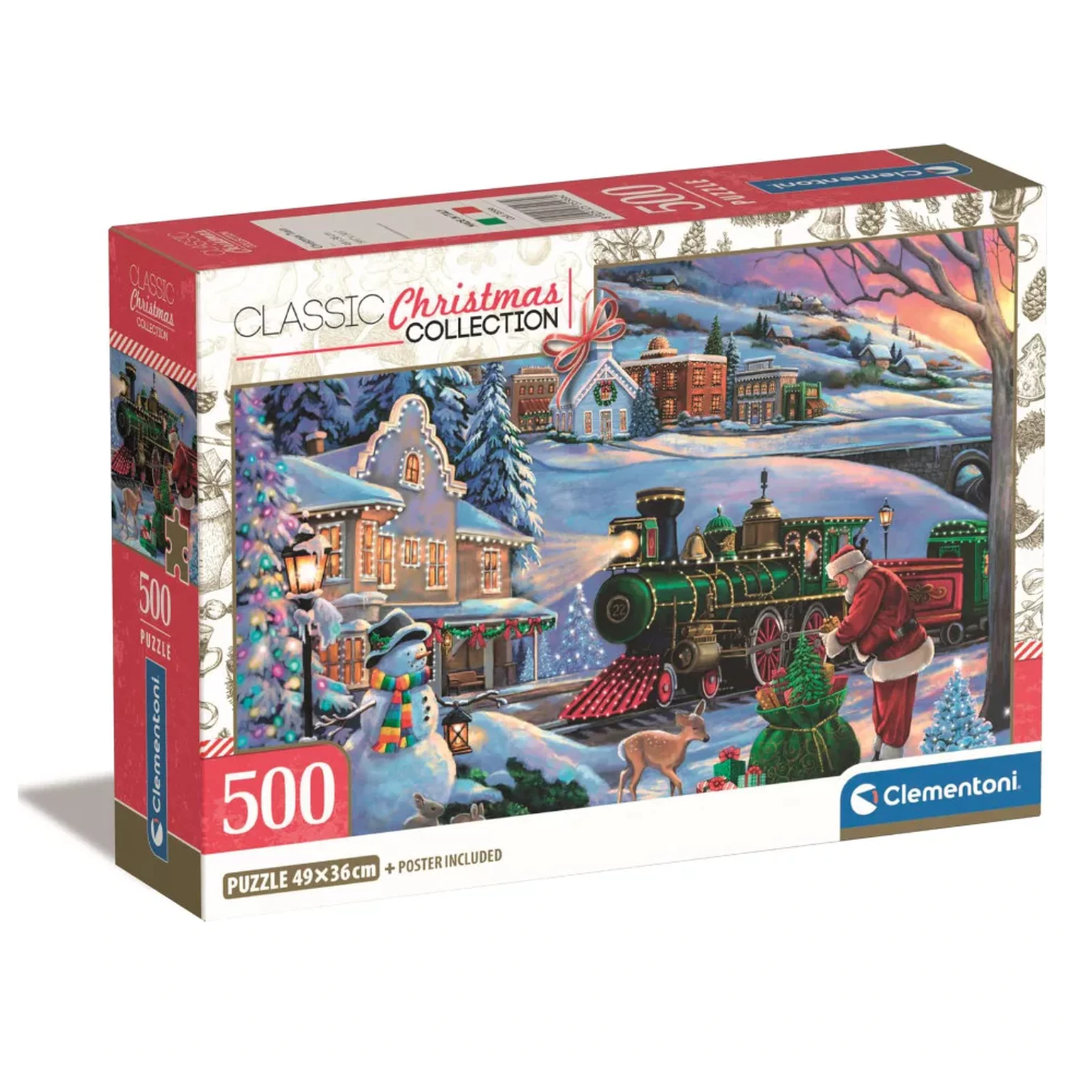 Christmas Train 500 db-os Compact puzzle  termékfotó
