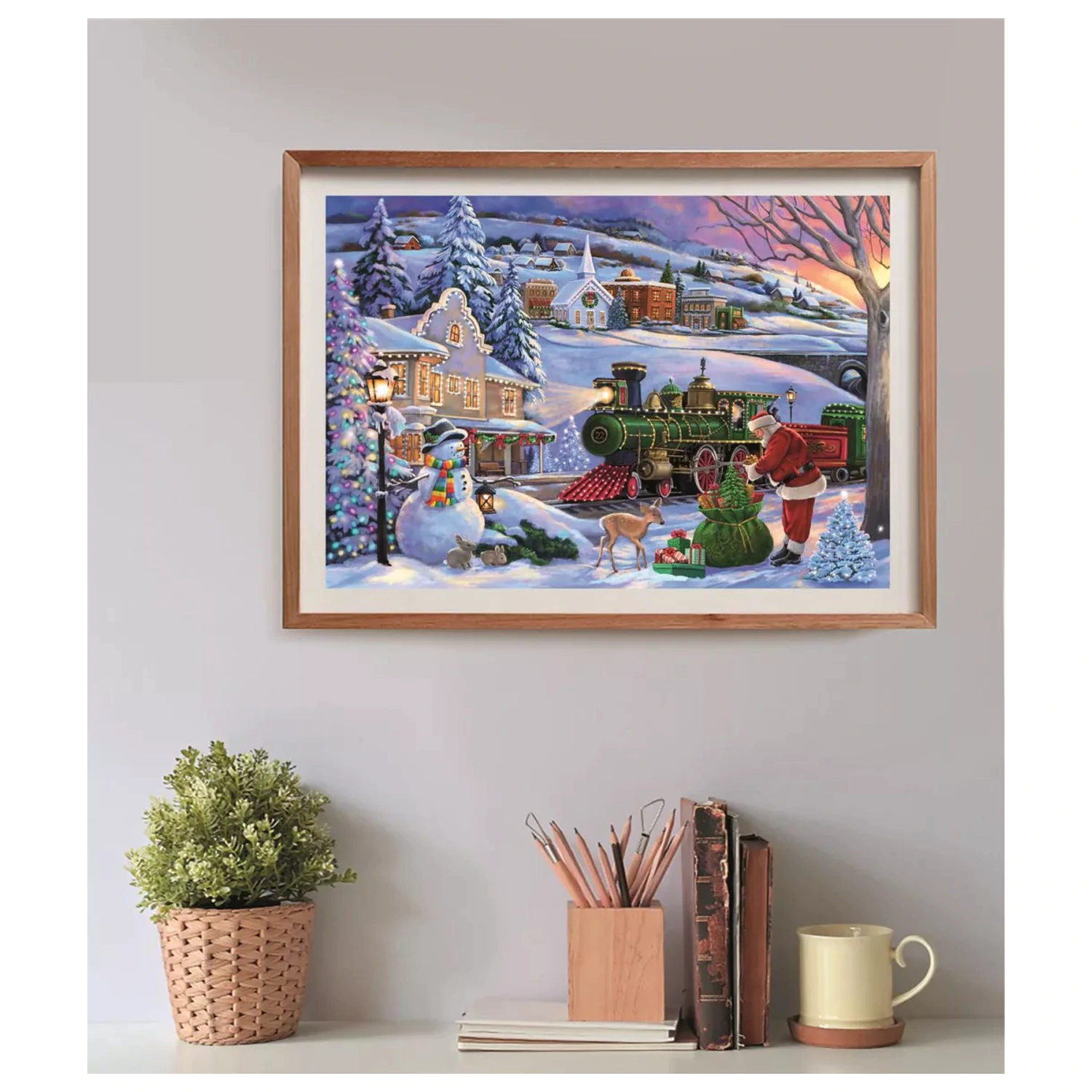 Christmas Train 500 db-os Compact puzzle  termékfotó