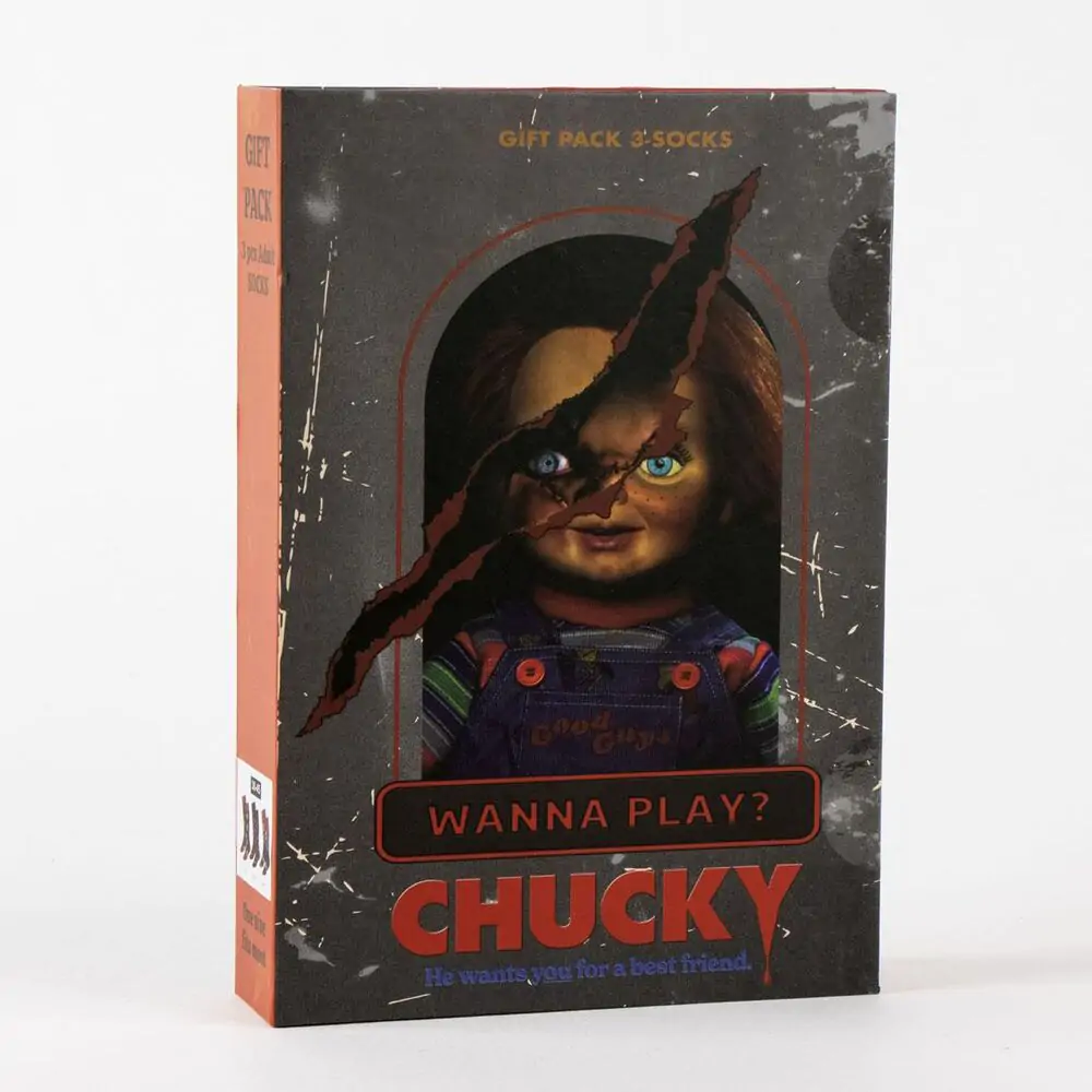 Chucky 3 db-os felnőtt zokni csomag termékfotó