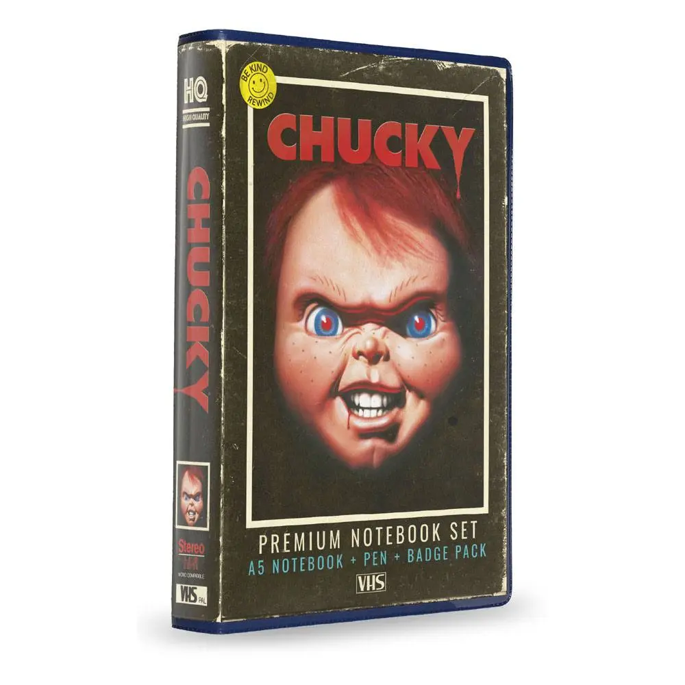 Chucky 6 darabos írószer csomag VHS termékfotó