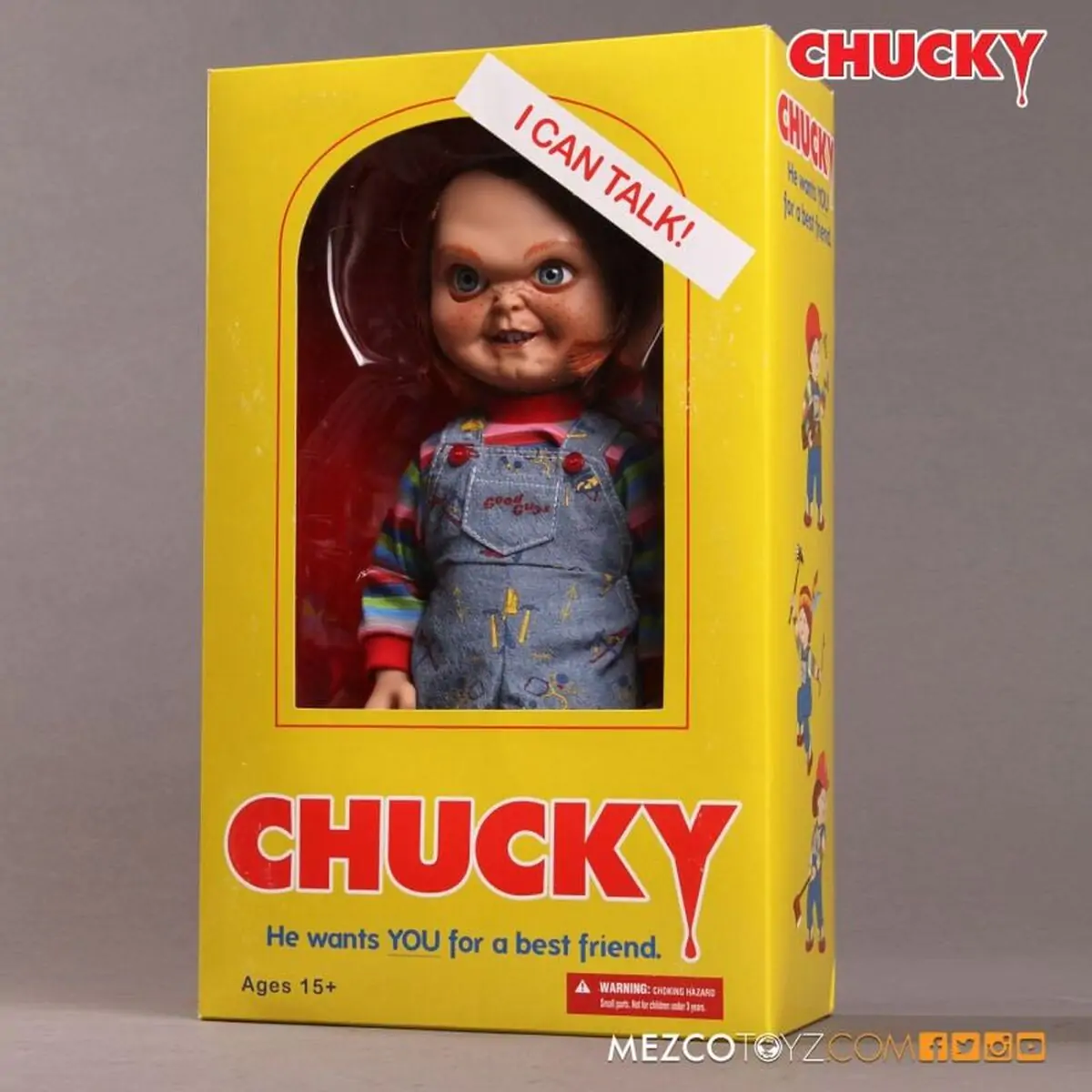Chucky Childs Play angol nyelvű beszélő figura 38cm termékfotó