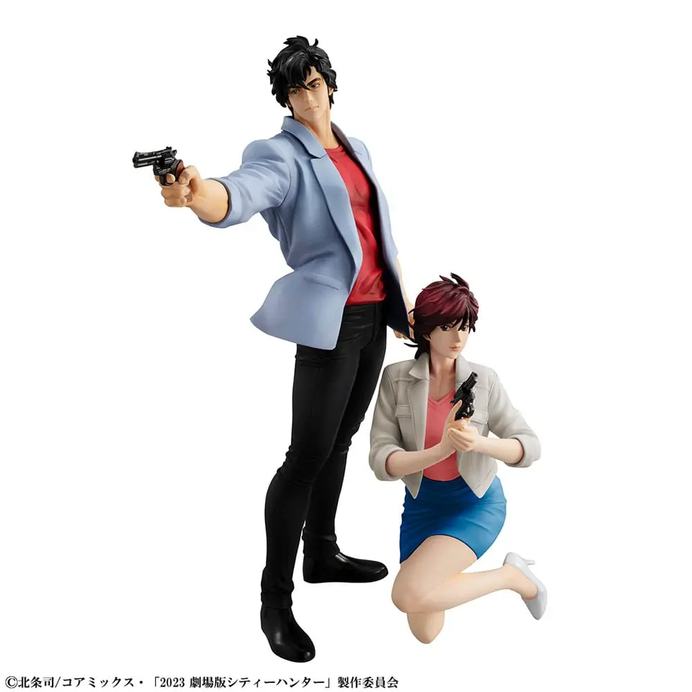 City Hunter Private Eyes G.E.M. Series Saeba Ryo &amp; Makimura Kaori 17 - 25 PVC szobor figurák cm termékfotó
