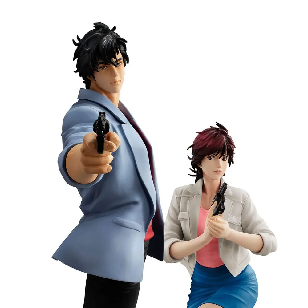 City Hunter Private Eyes G.E.M. Series Saeba Ryo &amp; Makimura Kaori 17 - 25 PVC szobor figurák cm termékfotó