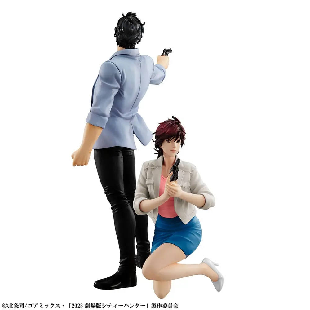 City Hunter Private Eyes G.E.M. Series Saeba Ryo &amp; Makimura Kaori 17 - 25 PVC szobor figurák cm termékfotó