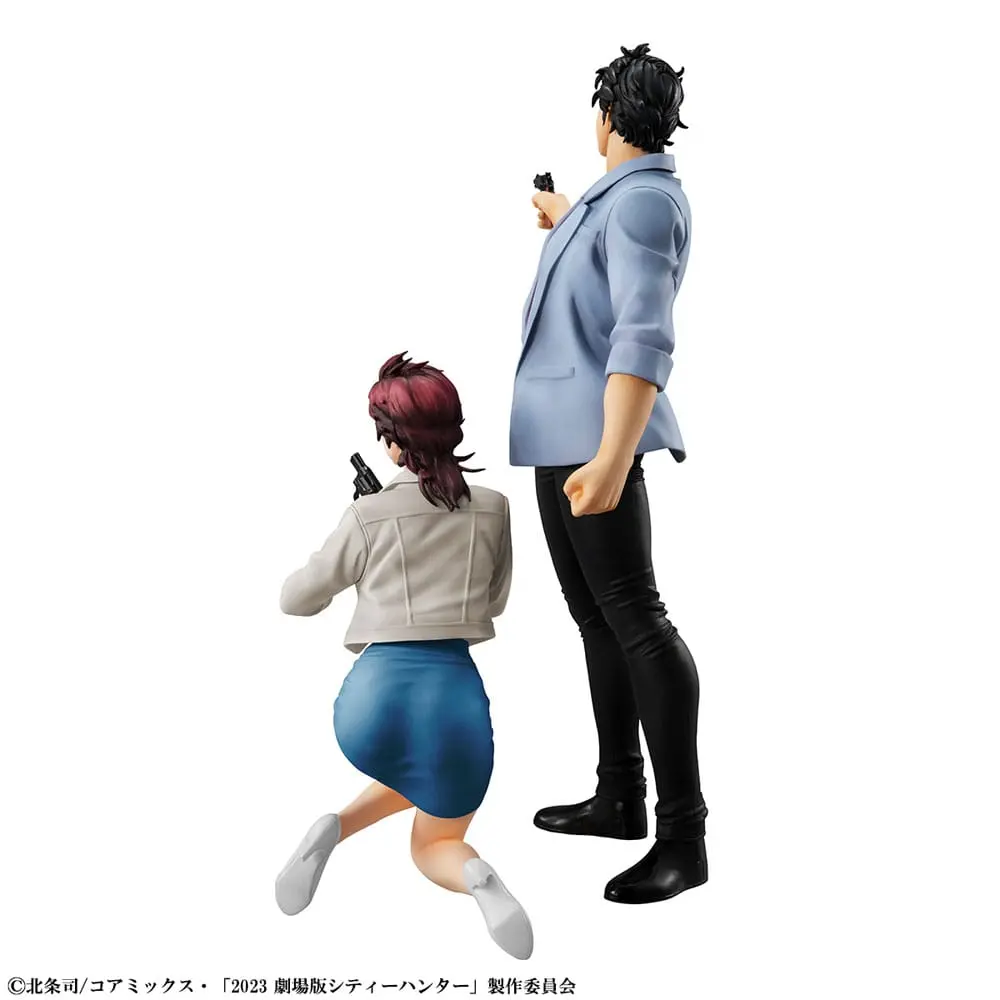 City Hunter Private Eyes G.E.M. Series Saeba Ryo &amp; Makimura Kaori 17 - 25 PVC szobor figurák cm termékfotó