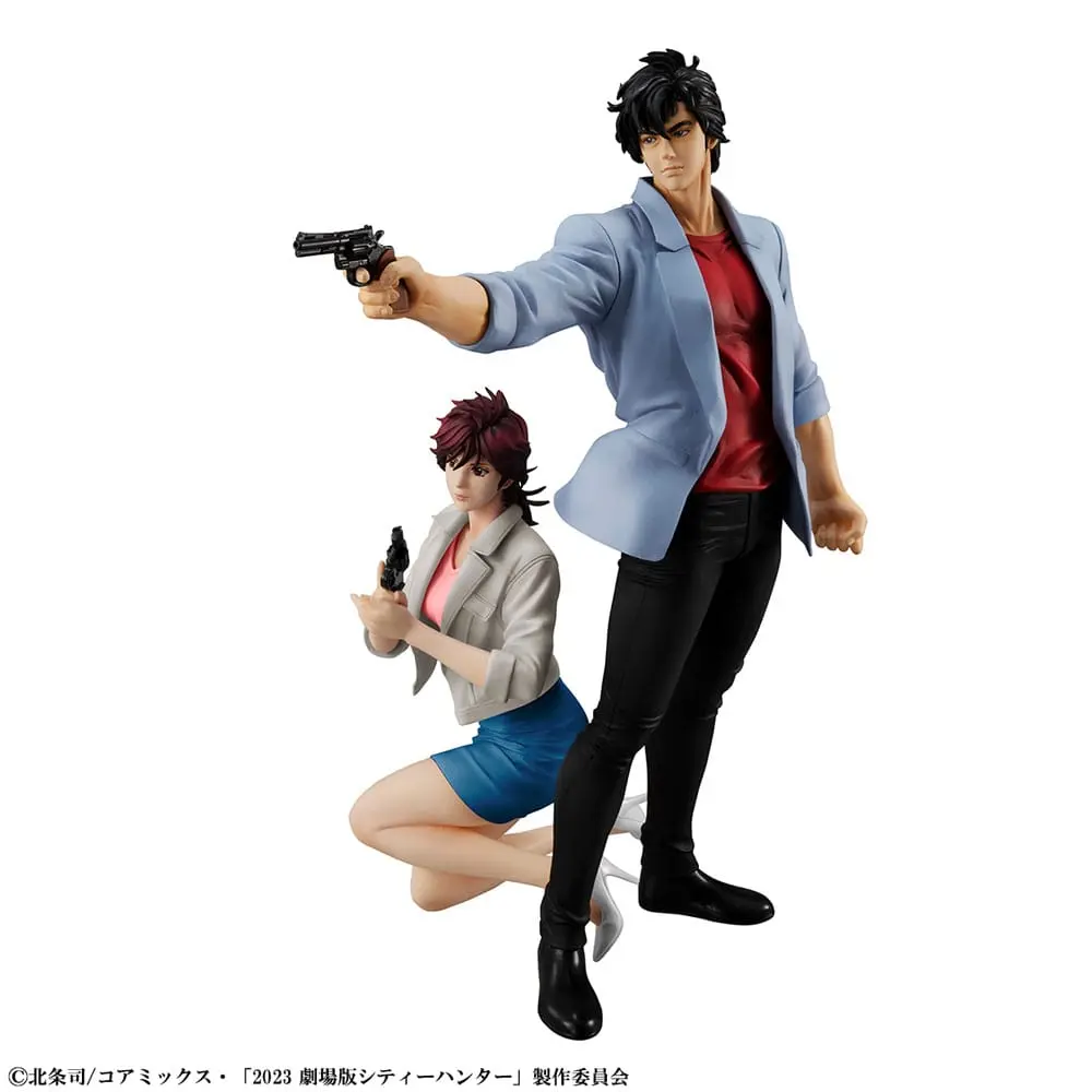 City Hunter Private Eyes G.E.M. Series Saeba Ryo &amp; Makimura Kaori 17 - 25 PVC szobor figurák cm termékfotó