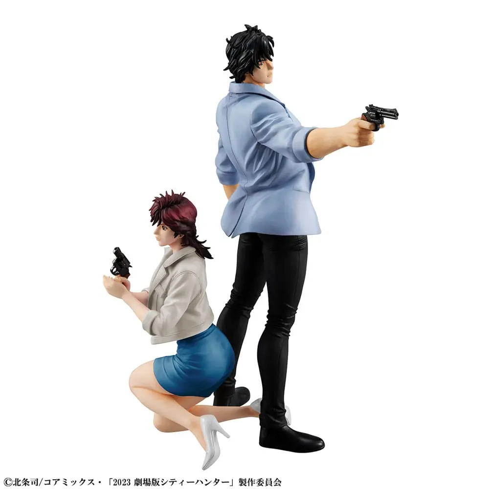 City Hunter Private Eyes G.E.M. Series Saeba Ryo &amp; Makimura Kaori 17 - 25 PVC szobor figurák cm termékfotó