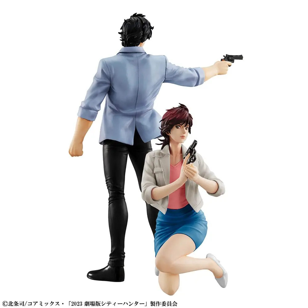 City Hunter Private Eyes G.E.M. Series Saeba Ryo &amp; Makimura Kaori 17 - 25 PVC szobor figurák cm termékfotó