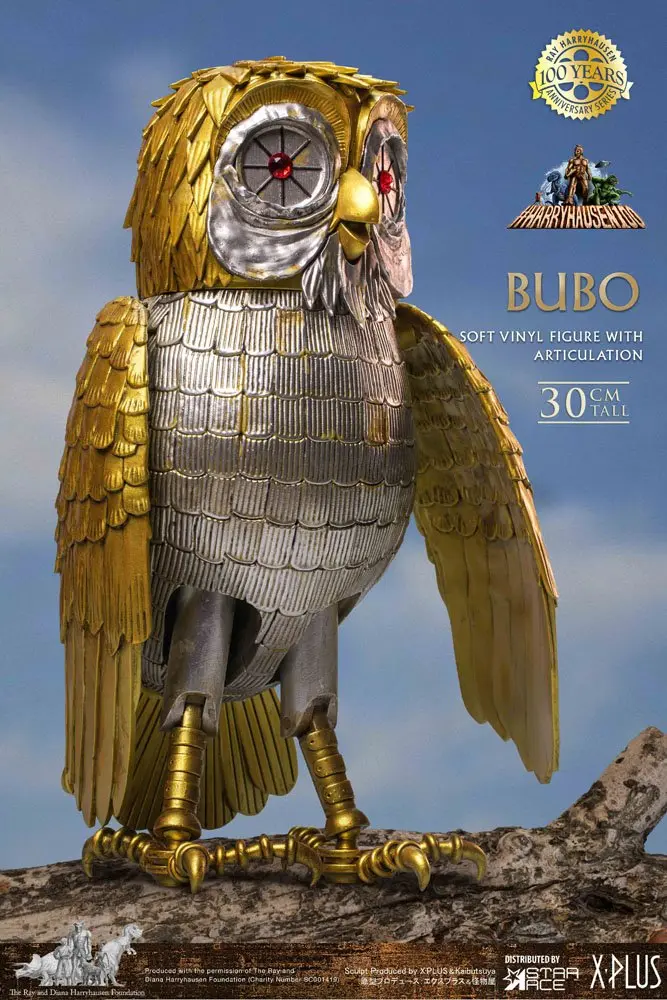 Clash of the Titans Gigantic Ray Harryhausens Bubo Deluxe Ver. Soft Vinyl szobor figura 30 cm termékfotó