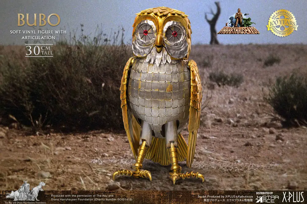 Clash of the Titans Gigantic Ray Harryhausens Bubo Soft Vinyl szobor figura 30 cm termékfotó