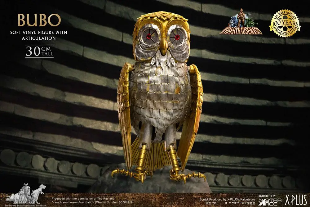 Clash of the Titans Gigantic Ray Harryhausens Bubo Soft Vinyl szobor figura 30 cm termékfotó