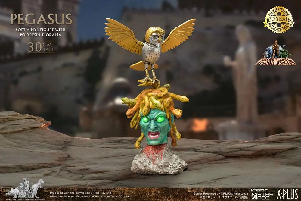 Clash of the Titans Gigantic Ray Harryhausens Pegasus Deluxe Ver. Soft Vinyl szobor figura 30 cm termékfotó