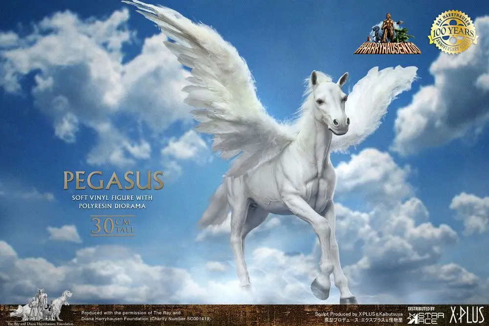 Clash of the Titans Gigantic Ray Harryhausens Pegasus Deluxe Ver. Soft Vinyl szobor figura 30 cm termékfotó