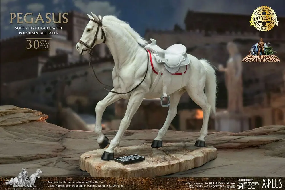 Clash of the Titans Gigantic Ray Harryhausens Pegasus Deluxe Ver. Soft Vinyl szobor figura 30 cm termékfotó