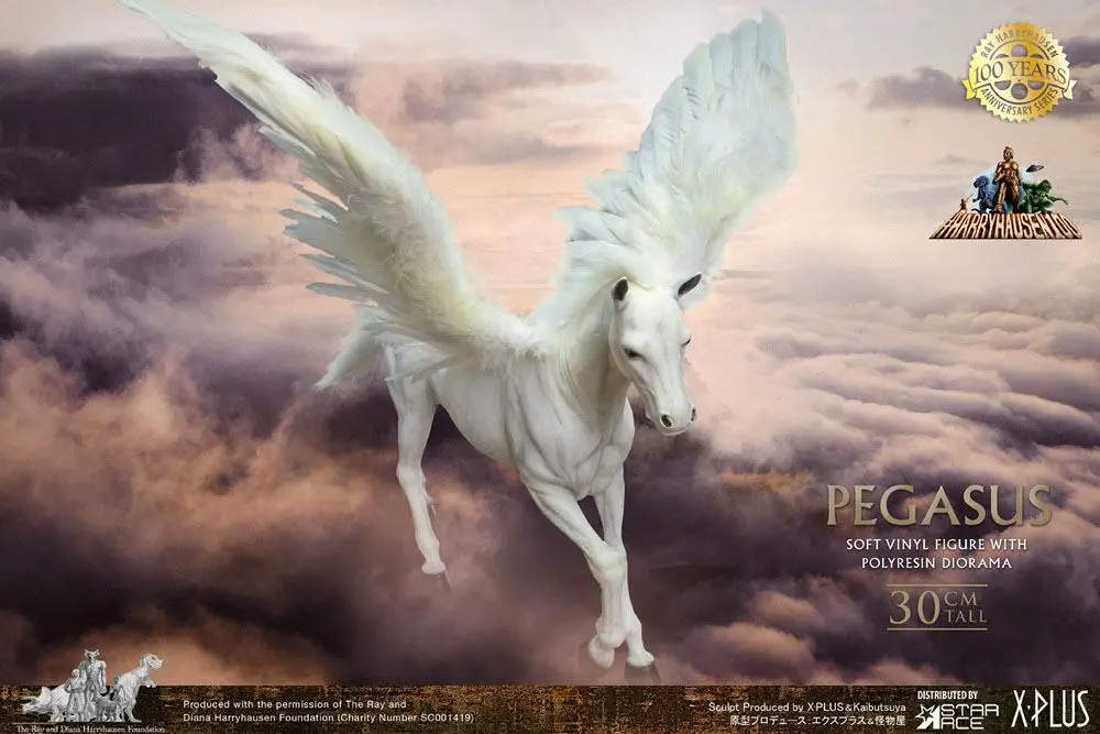 Clash of the Titans Gigantic Ray Harryhausens Pegasus Deluxe Ver. Soft Vinyl szobor figura 30 cm termékfotó