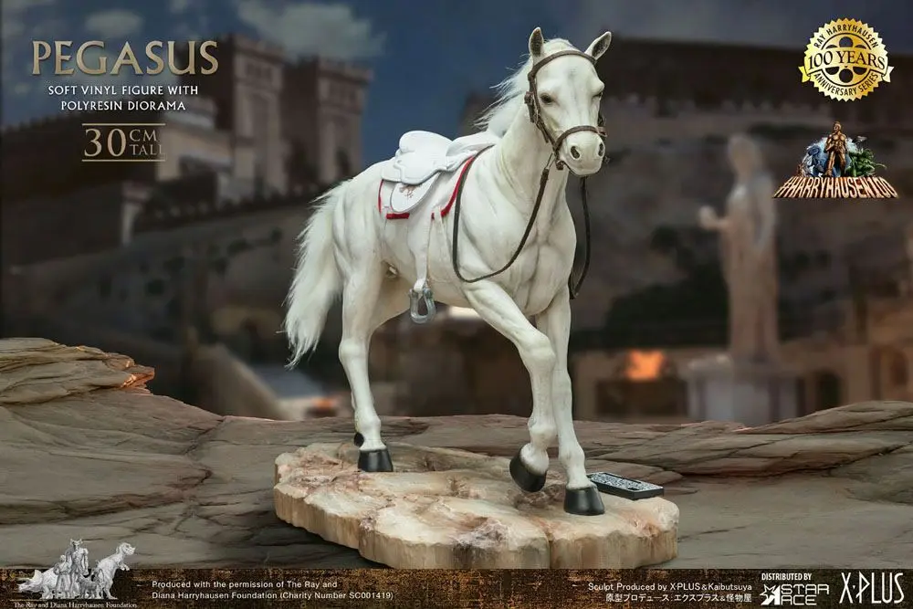 Clash of the Titans Gigantic Ray Harryhausens Pegasus Deluxe Ver. Soft Vinyl szobor figura 30 cm termékfotó