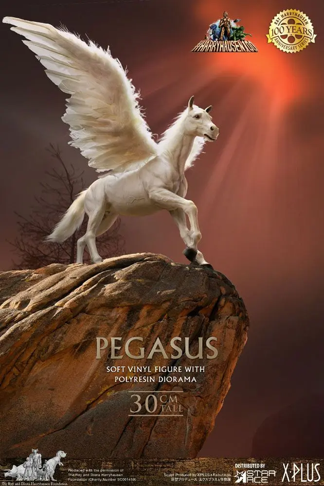 Clash of the Titans Gigantic Ray Harryhausens Pegasus Deluxe Ver. Soft Vinyl szobor figura 30 cm termékfotó