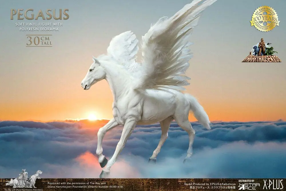 Clash of the Titans Gigantic Ray Harryhausens Pegasus Soft Vinyl szobor figura 30 cm termékfotó