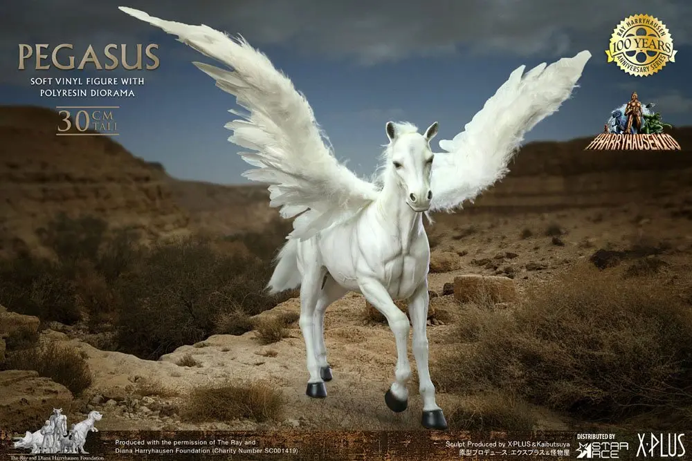 Clash of the Titans Gigantic Ray Harryhausens Pegasus Soft Vinyl szobor figura 30 cm termékfotó