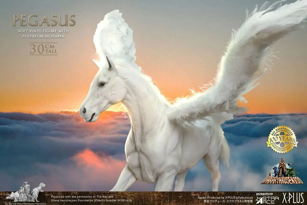 Clash of the Titans Gigantic Ray Harryhausens Pegasus Soft Vinyl szobor figura 30 cm termékfotó
