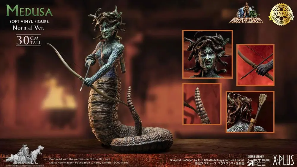 Clash of the Titans Gigantic Soft Vinyl Ray Harryhausens Medusa szobor figura 30 cm termékfotó