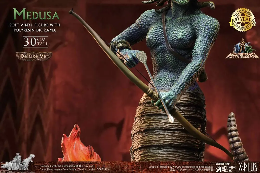 Clash of the Titans Gigantic Soft Vinyl Ray Harryhausens Medusa szobor figura 30 cm termékfotó