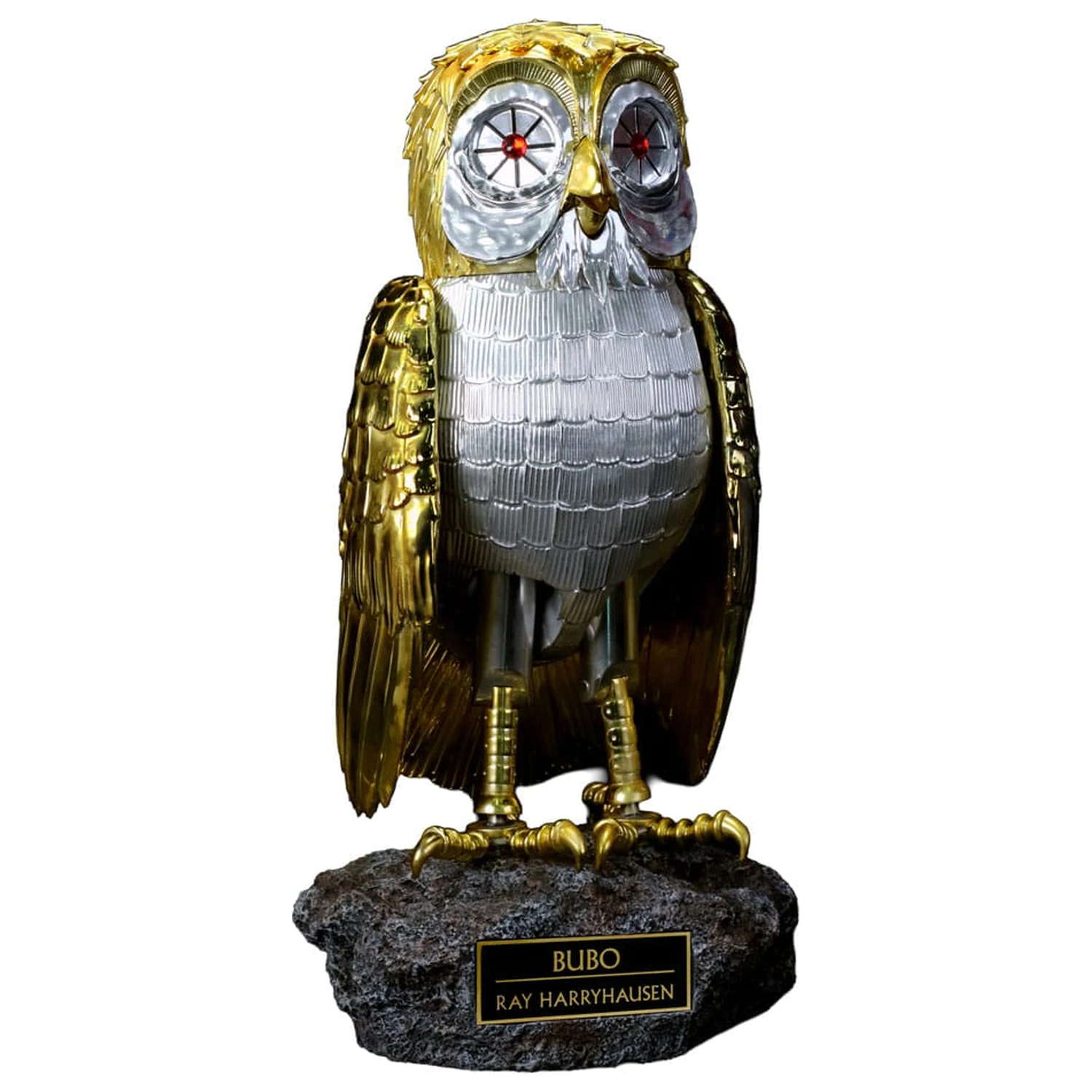 Clash of the Titans Ray Harryhausens Bubo Gold Patina Edition Deluxe Ver. szobor figura 34 cm termékfotó