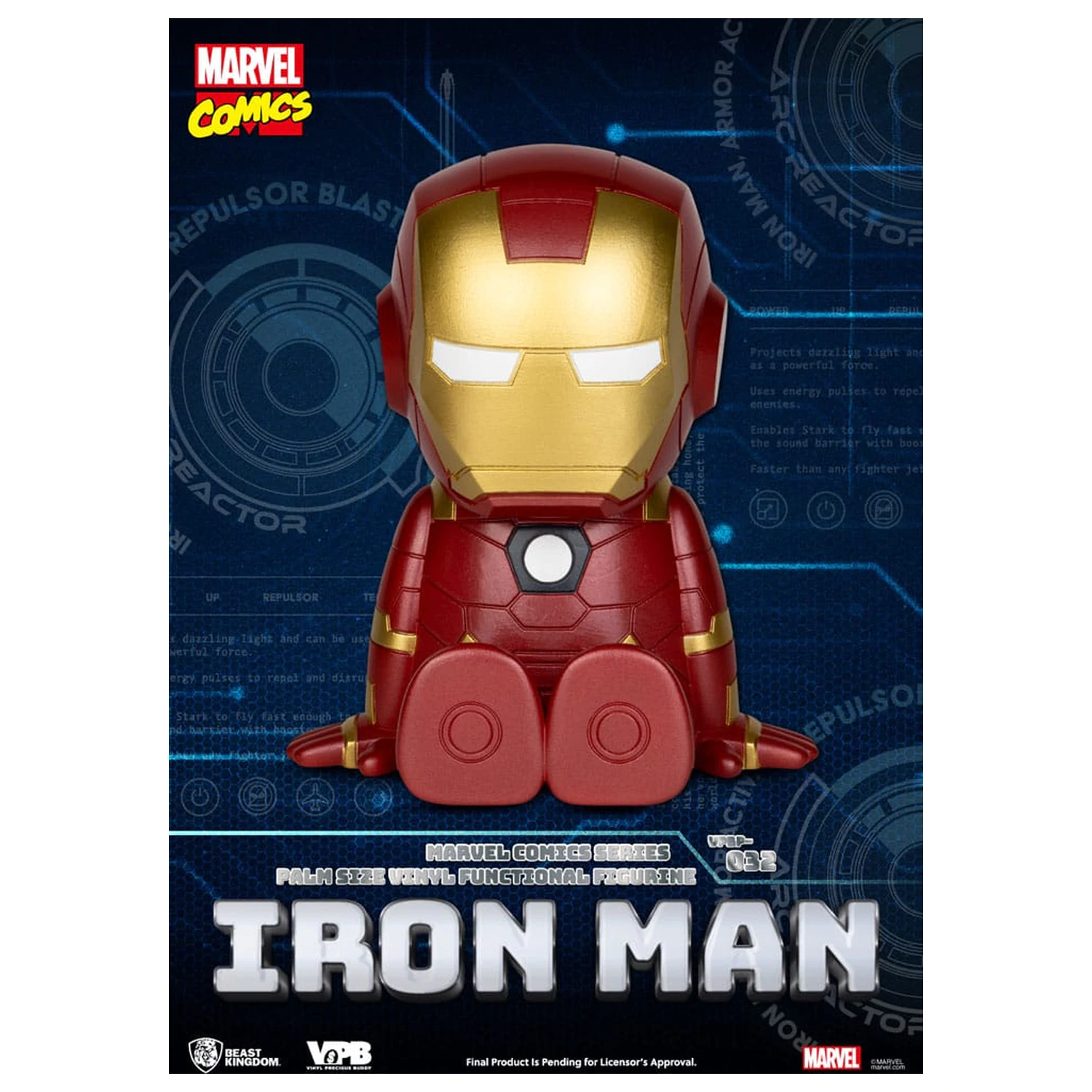Classic Marvel Comics Iron-man Vinyl persely 12 cm termékfotó