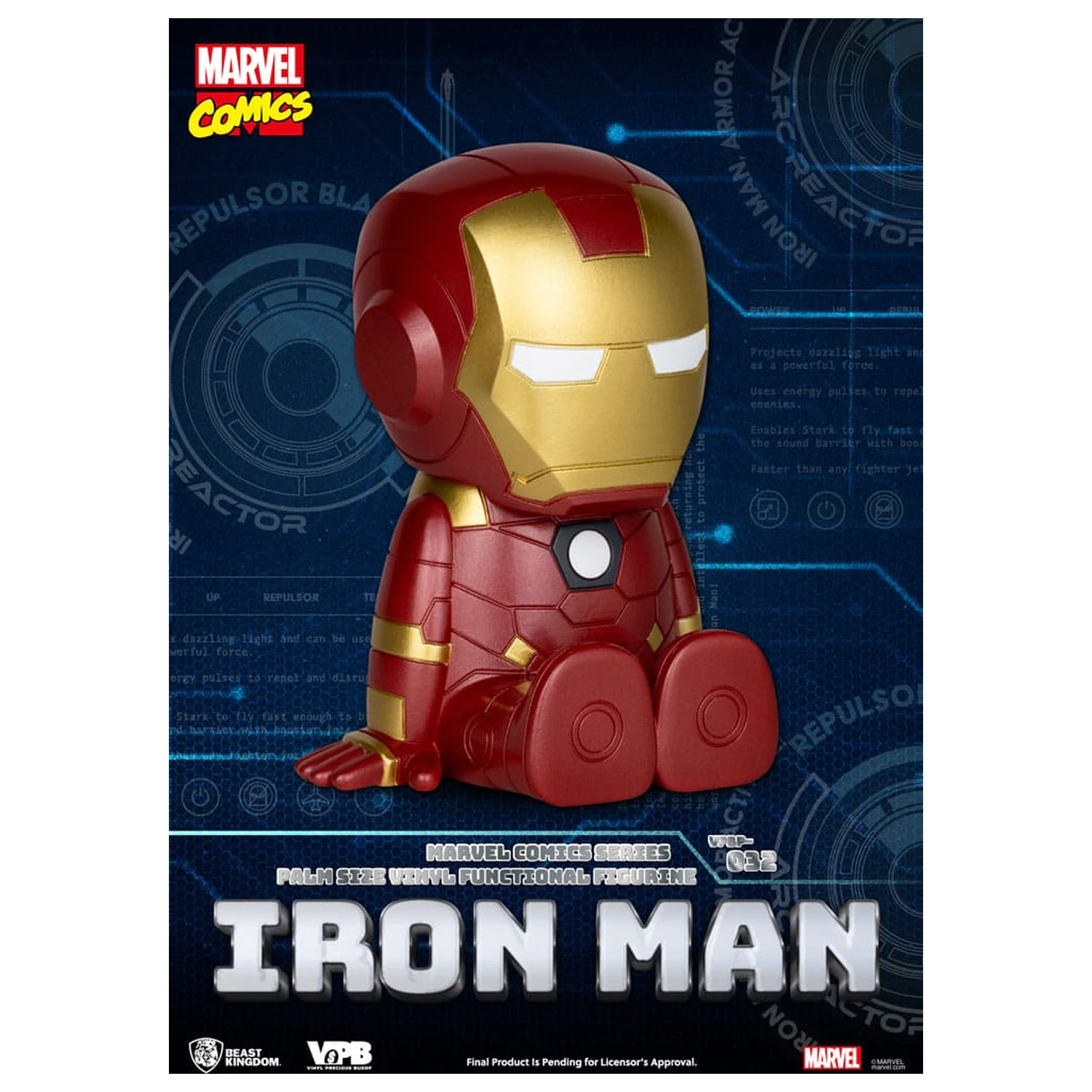 Classic Marvel Comics Iron-man Vinyl persely 12 cm termékfotó
