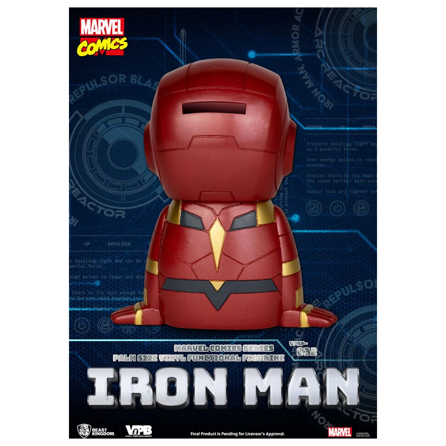 Classic Marvel Comics Iron-man Vinyl persely 12 cm termékfotó