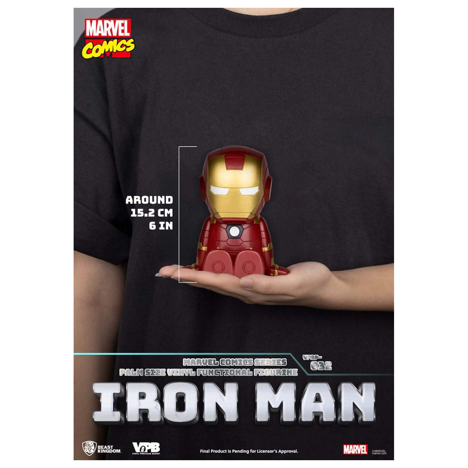 Classic Marvel Comics Iron-man Vinyl persely 12 cm termékfotó