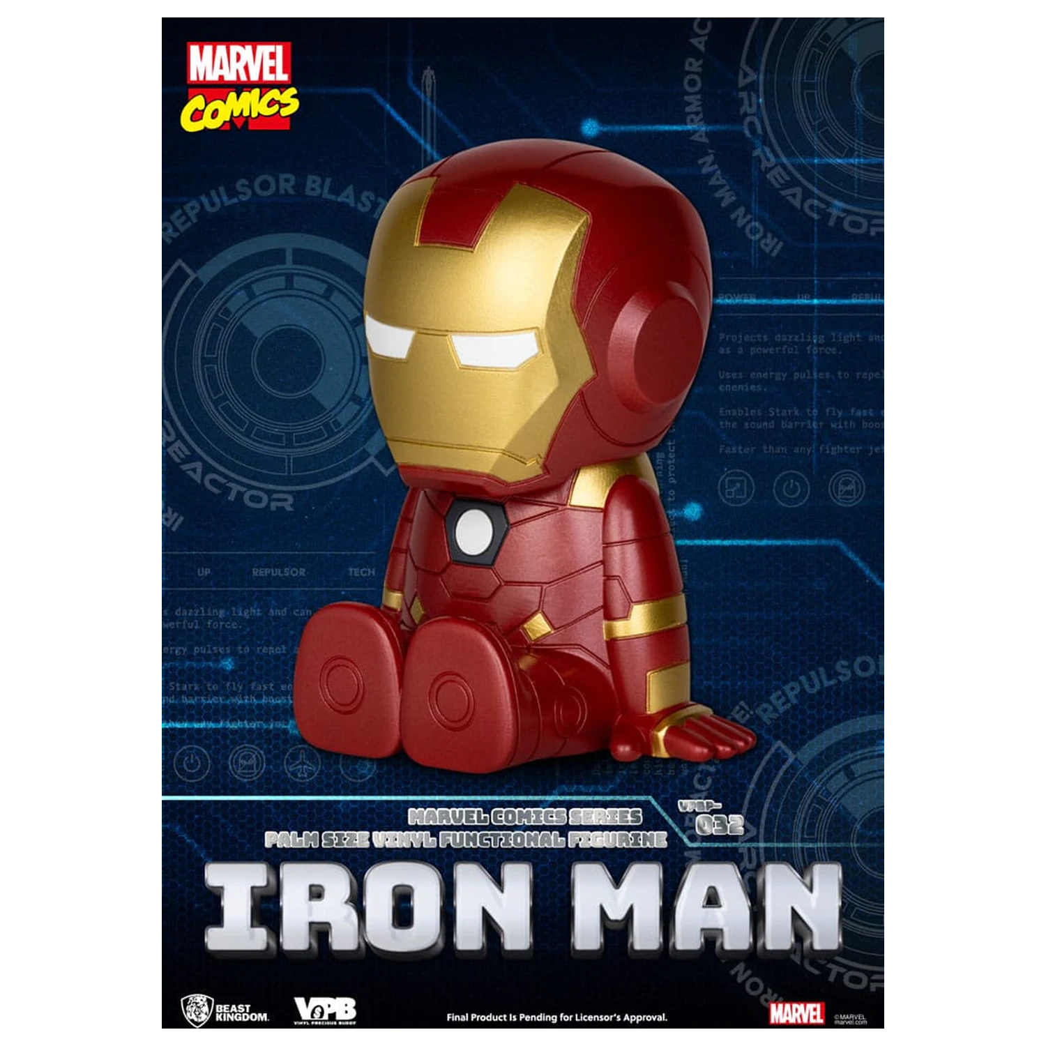 Classic Marvel Comics Iron-man Vinyl persely 12 cm termékfotó