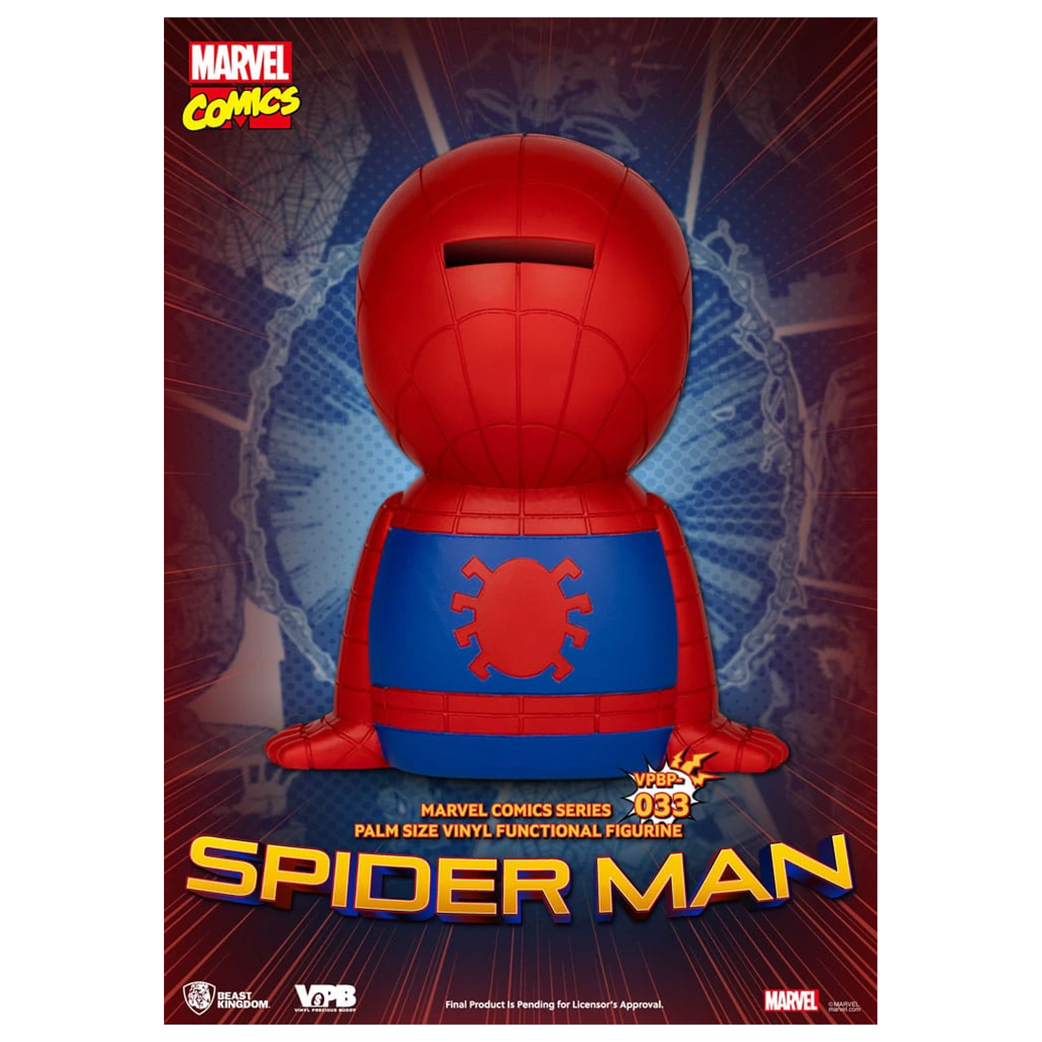 Classic Marvel Comics Pókember Vinyl persely 12 cm termékfotó