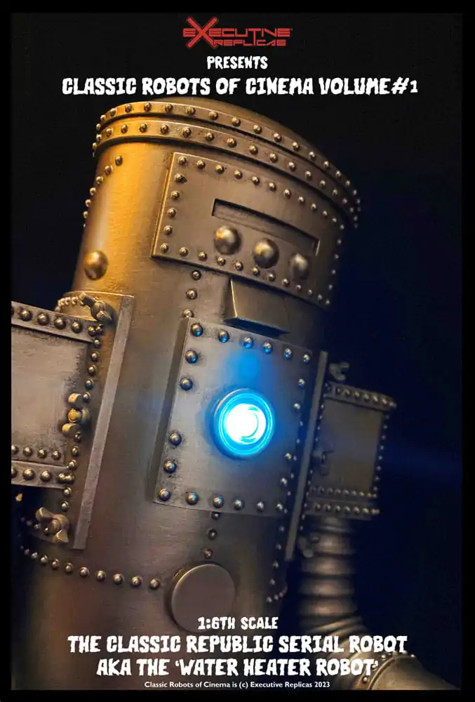 Classic Robots of Cinema 1/6 Volume #1: The Classic Republic Serial Robot a.k.a. The Water Heater Robot akciófigura 30 cm termékfotó