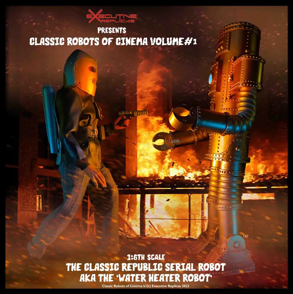Classic Robots of Cinema 1/6 Volume #1: The Classic Republic Serial Robot a.k.a. The Water Heater Robot akciófigura 30 cm termékfotó