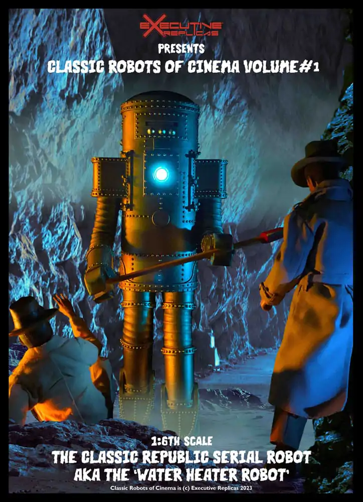 Classic Robots of Cinema 1/6 Volume #1: The Classic Republic Serial Robot a.k.a. The Water Heater Robot akciófigura 30 cm termékfotó