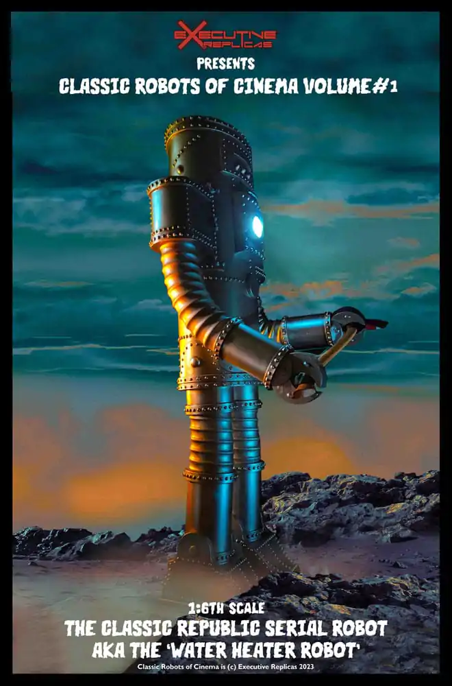 Classic Robots of Cinema 1/6 Volume #1: The Classic Republic Serial Robot a.k.a. The Water Heater Robot akciófigura 30 cm termékfotó