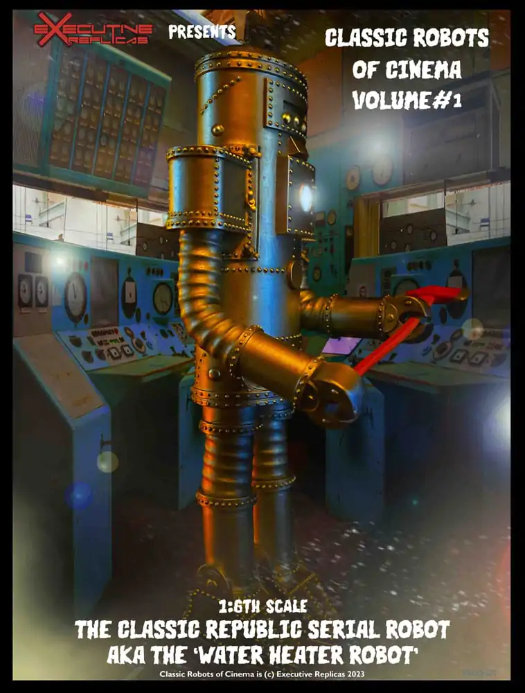 Classic Robots of Cinema 1/6 Volume #1: The Classic Republic Serial Robot a.k.a. The Water Heater Robot akciófigura 30 cm termékfotó