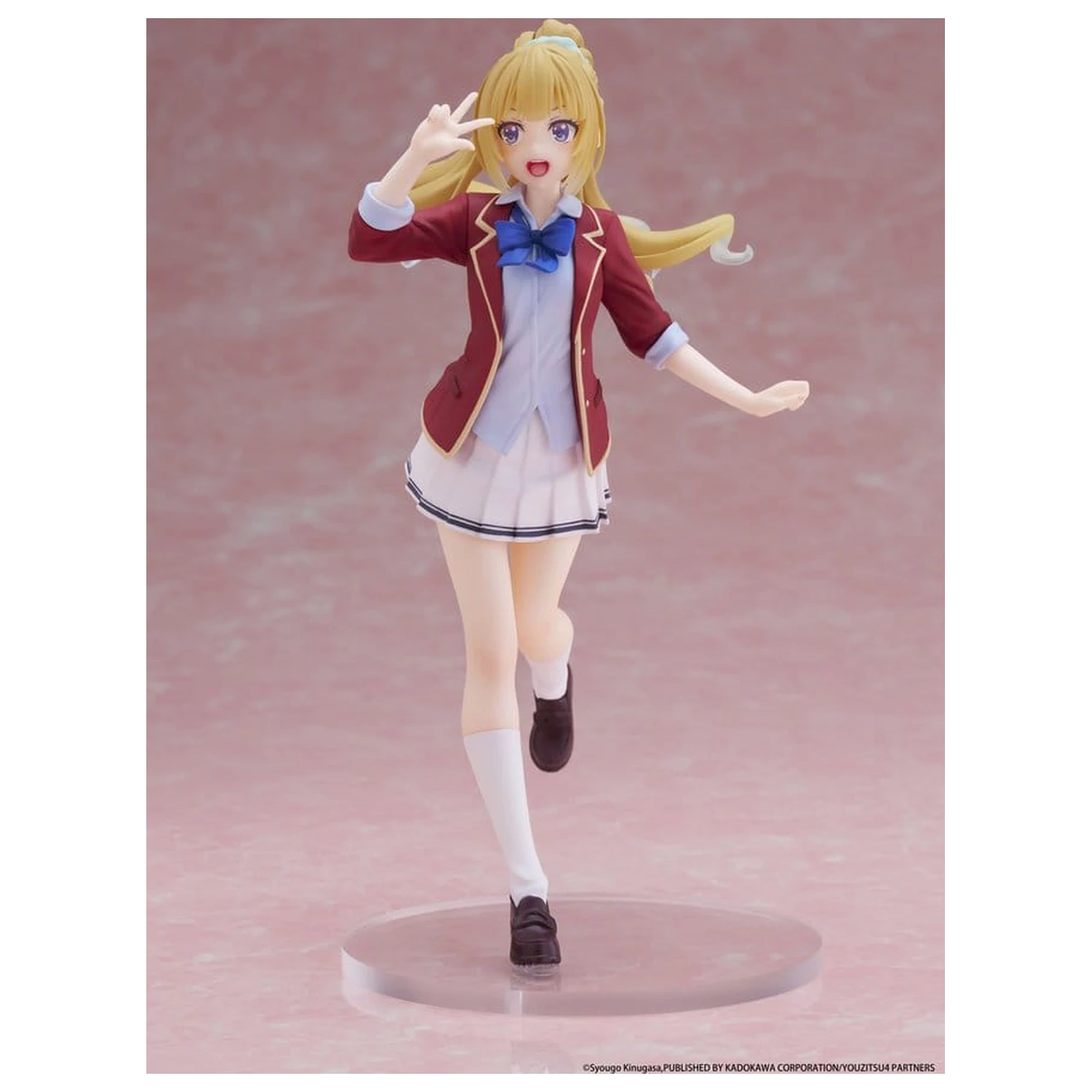 Classroom of the Elite Coreful Kei Karuizawa School Uniform Ver. Reissue PVC szobor figura 18 cm  termékfotó