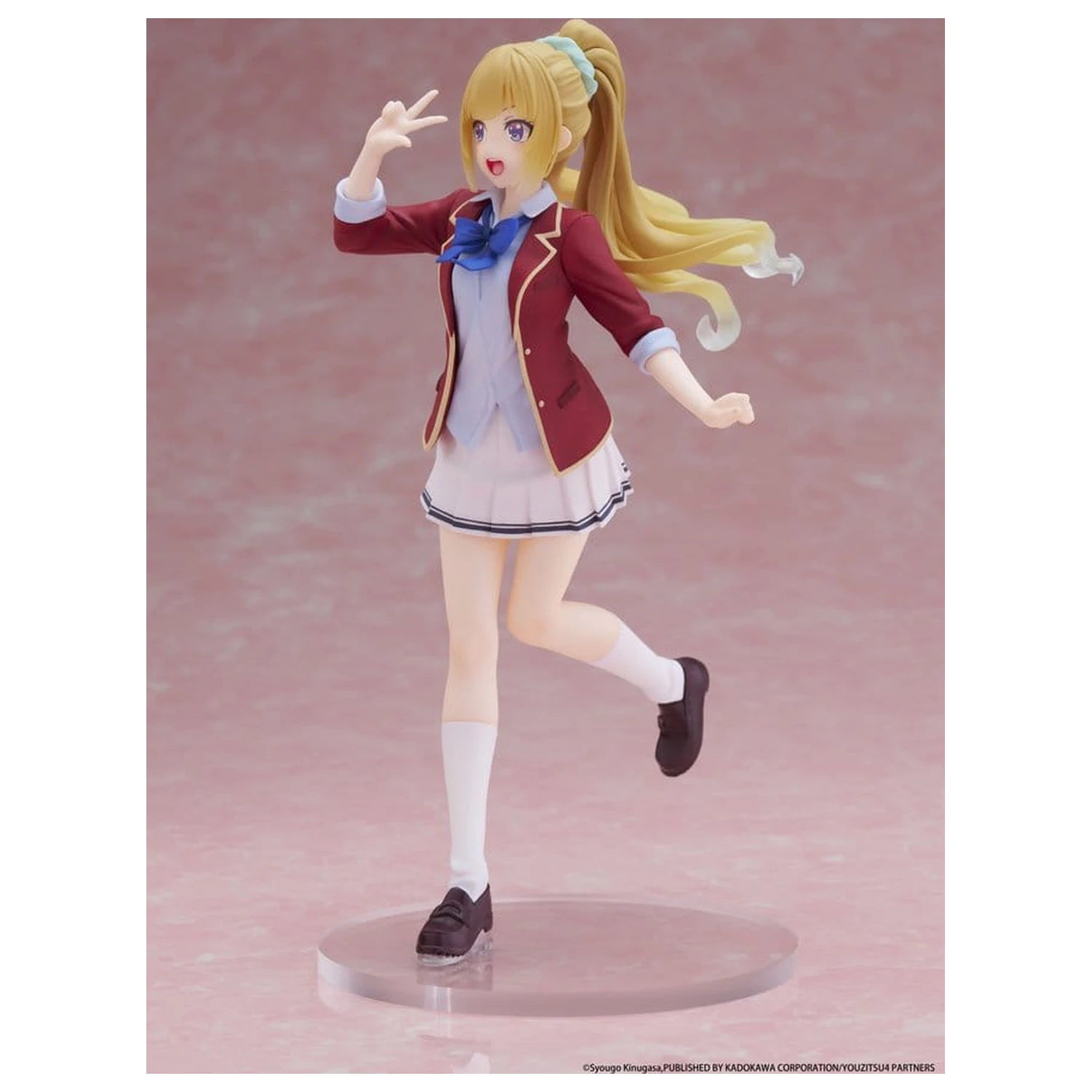Classroom of the Elite Coreful Kei Karuizawa School Uniform Ver. Reissue PVC szobor figura 18 cm  termékfotó
