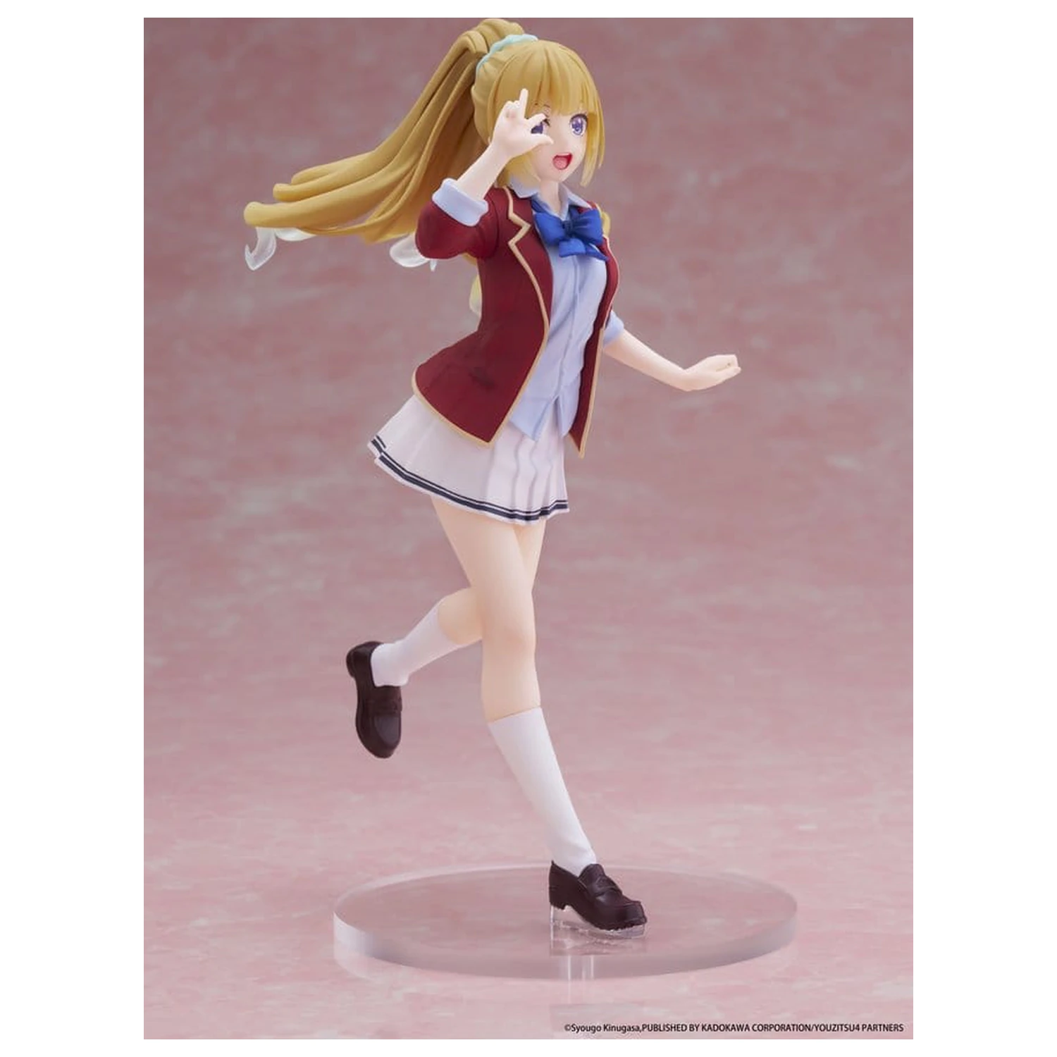 Classroom of the Elite Coreful Kei Karuizawa School Uniform Ver. Reissue PVC szobor figura 18 cm  termékfotó
