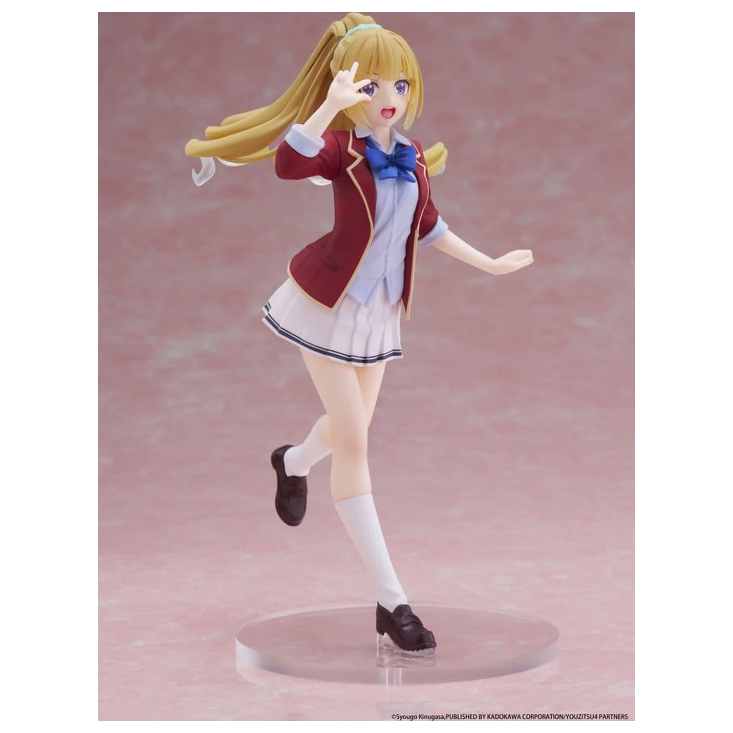 Classroom of the Elite Coreful Kei Karuizawa School Uniform Ver. Reissue PVC szobor figura 18 cm  termékfotó