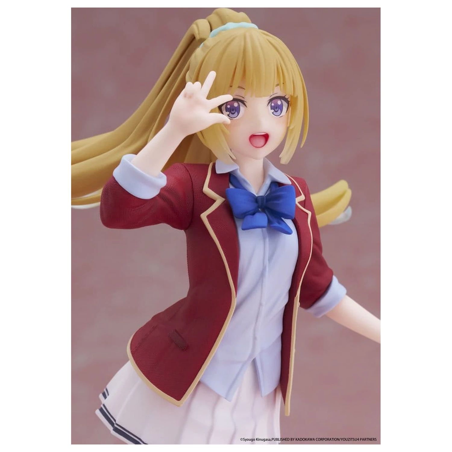 Classroom of the Elite Coreful Kei Karuizawa School Uniform Ver. Reissue PVC szobor figura 18 cm  termékfotó
